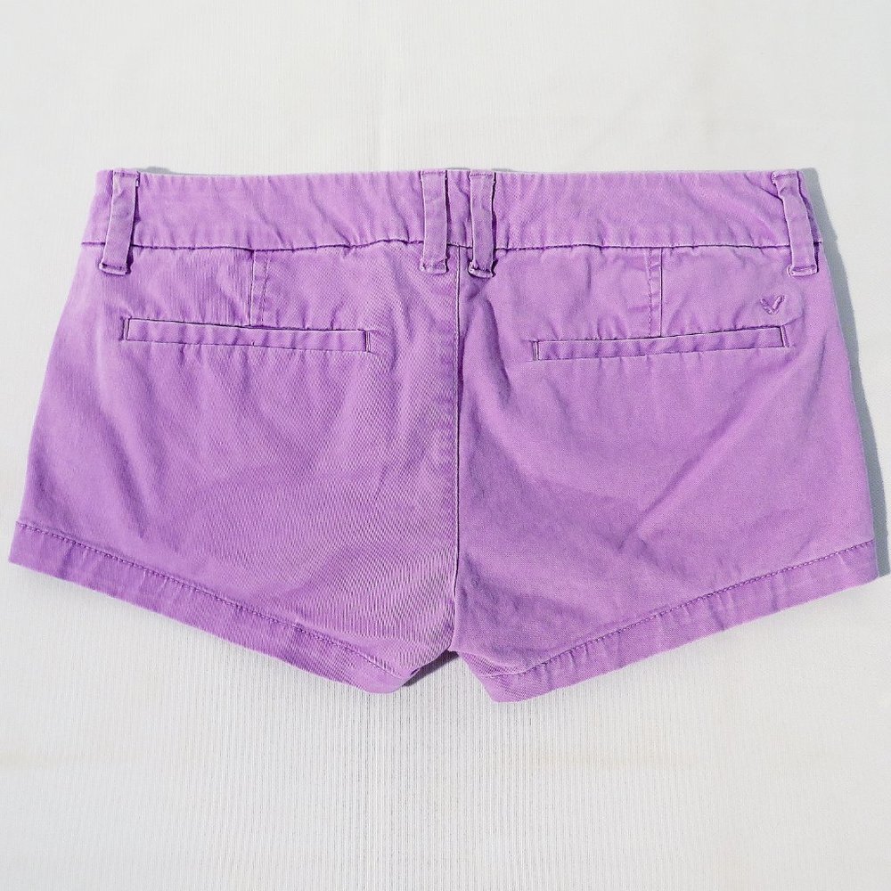 Lot of 3 Women's 2 & 5/6 (Actual 30.5" x 2.5") AEO & Aeropostale Shortie Shorts - Picture 7 of 11